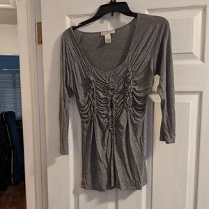 Grey stylish blouse